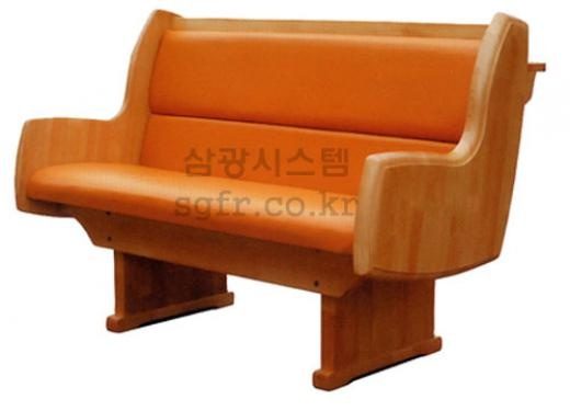 느릅나무 집성목 장의자